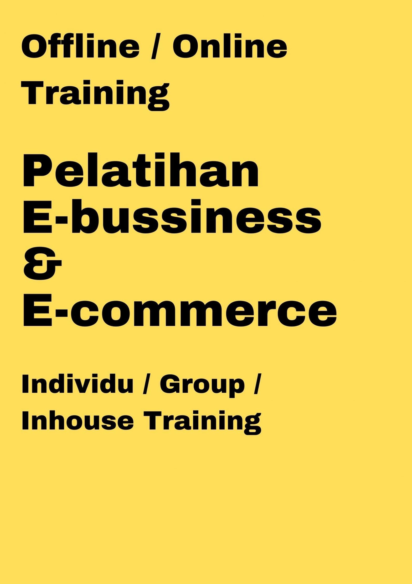 pelatihan E-bussiness & E-commerce online