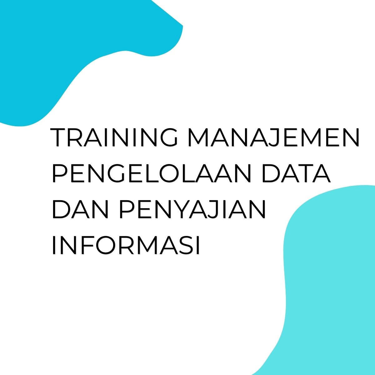 pelatihan MANAJEMEN PENGELOLAAN DATA DAN PENYAJIAN INFORMASI di jogja