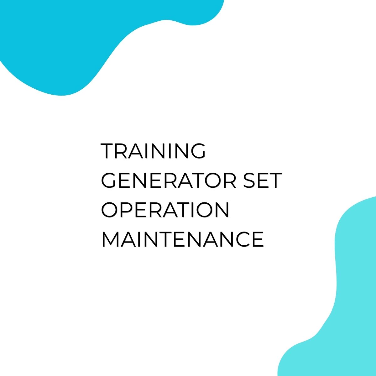 pelatihan GENERATOR SET OPERATION MAINTENANCE di jogja