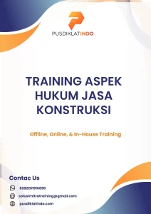 pelatihan ASPEK HUKUM JASA KONSTRUKSI di jogja