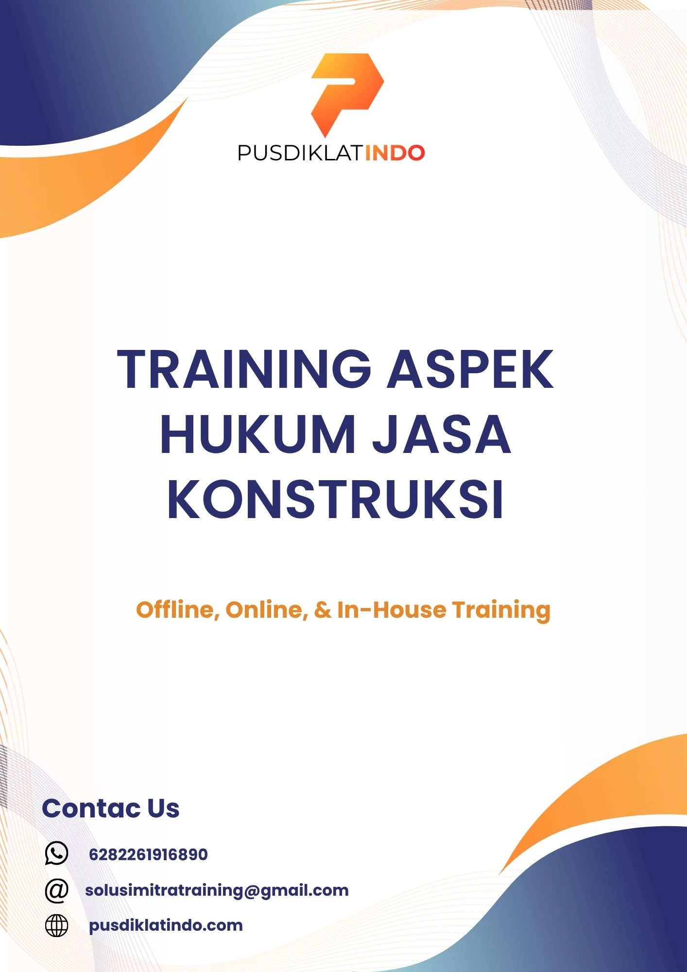 pelatihan ASPEK HUKUM JASA KONSTRUKSI di jogja