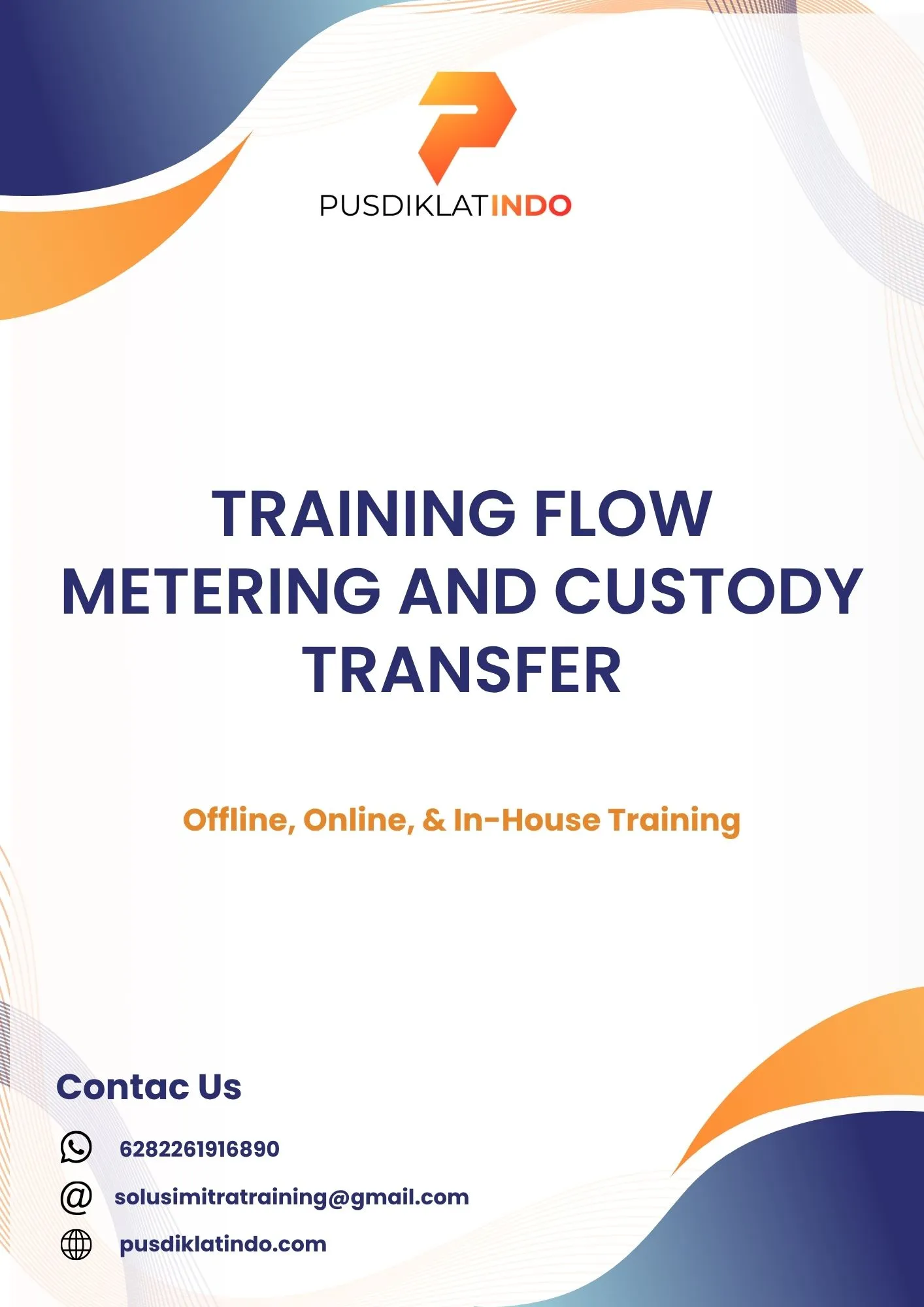 pelatihan FLOW METERING AND CUSTODY TRANSFER di jogja