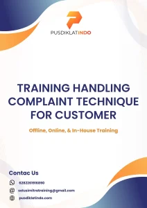 pelatihan HANDLING COMPLAINT TECHNIQUE FOR CUSTOMER di jogja