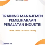 pelatihan MANAJEMEN PEMELIHARAAN PERALATAN INDUSTRI di jogja