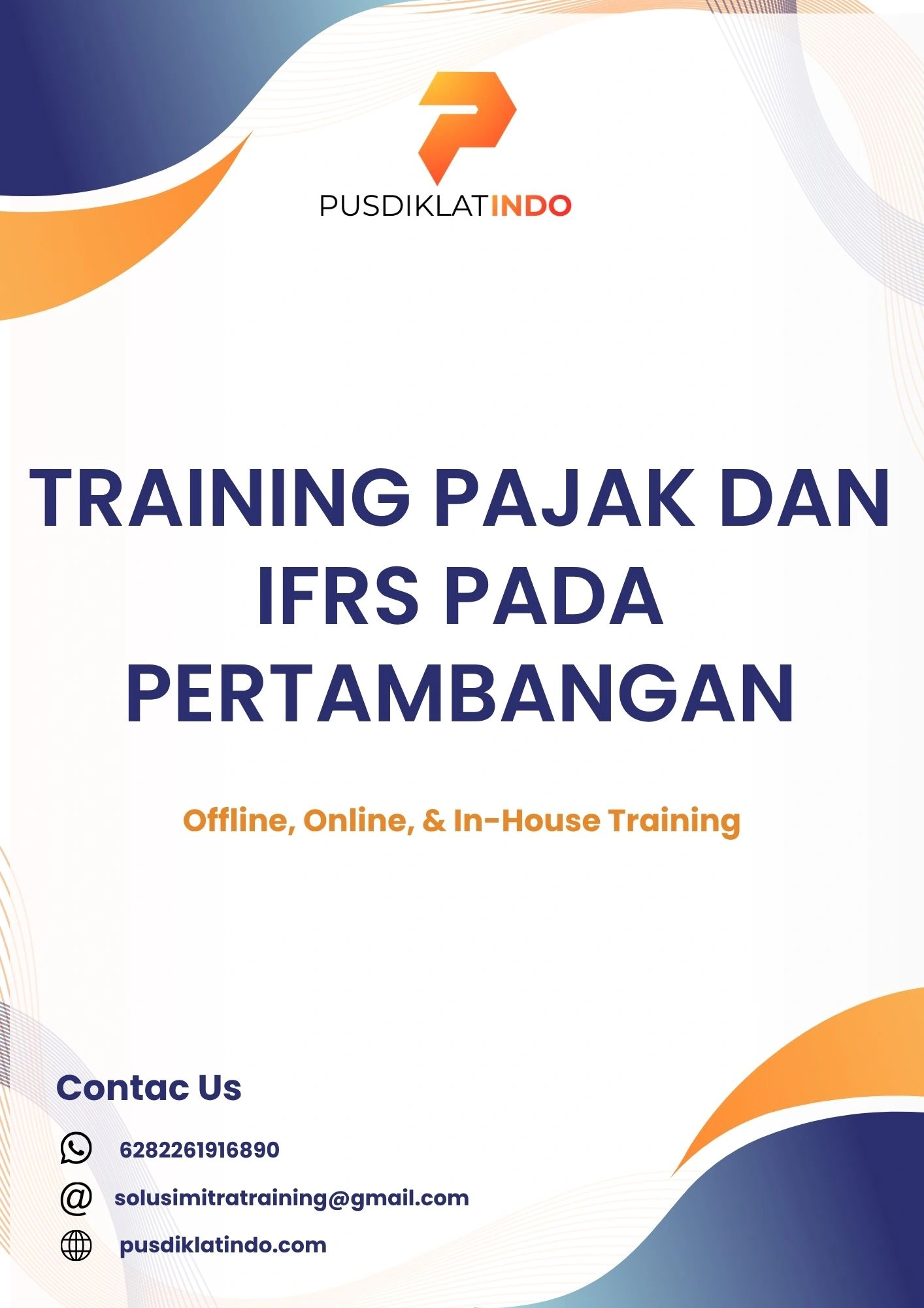 pelatihan PAJAK DAN IFRS PADA PERTAMBANGAN di jogja