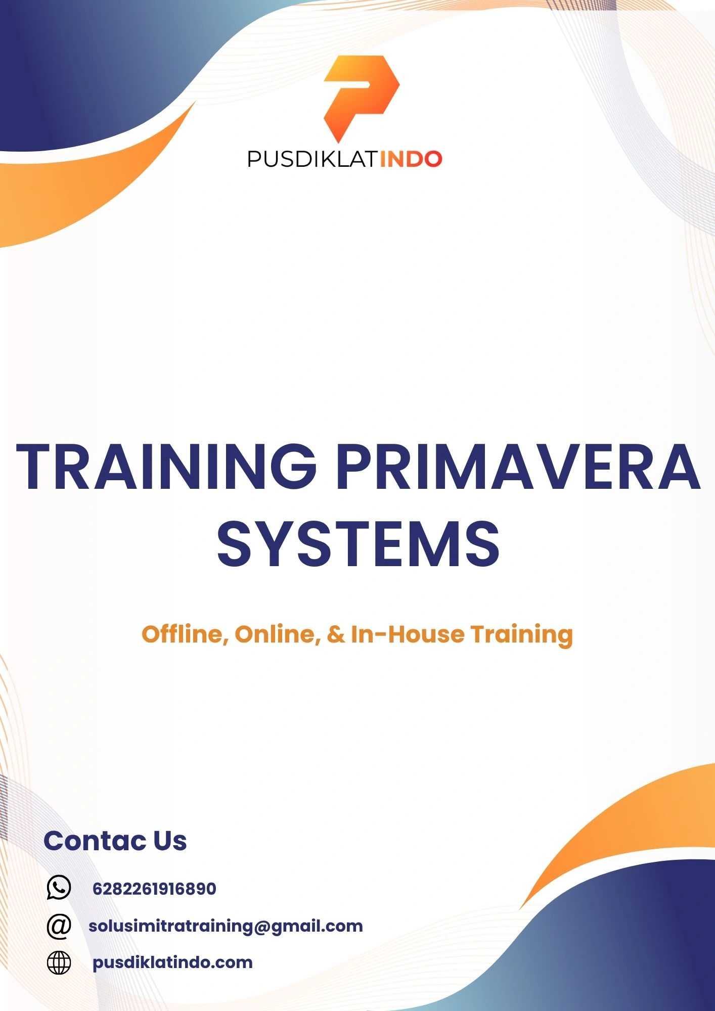 pelatihan PRIMAVERA SYSTEMS di jogja