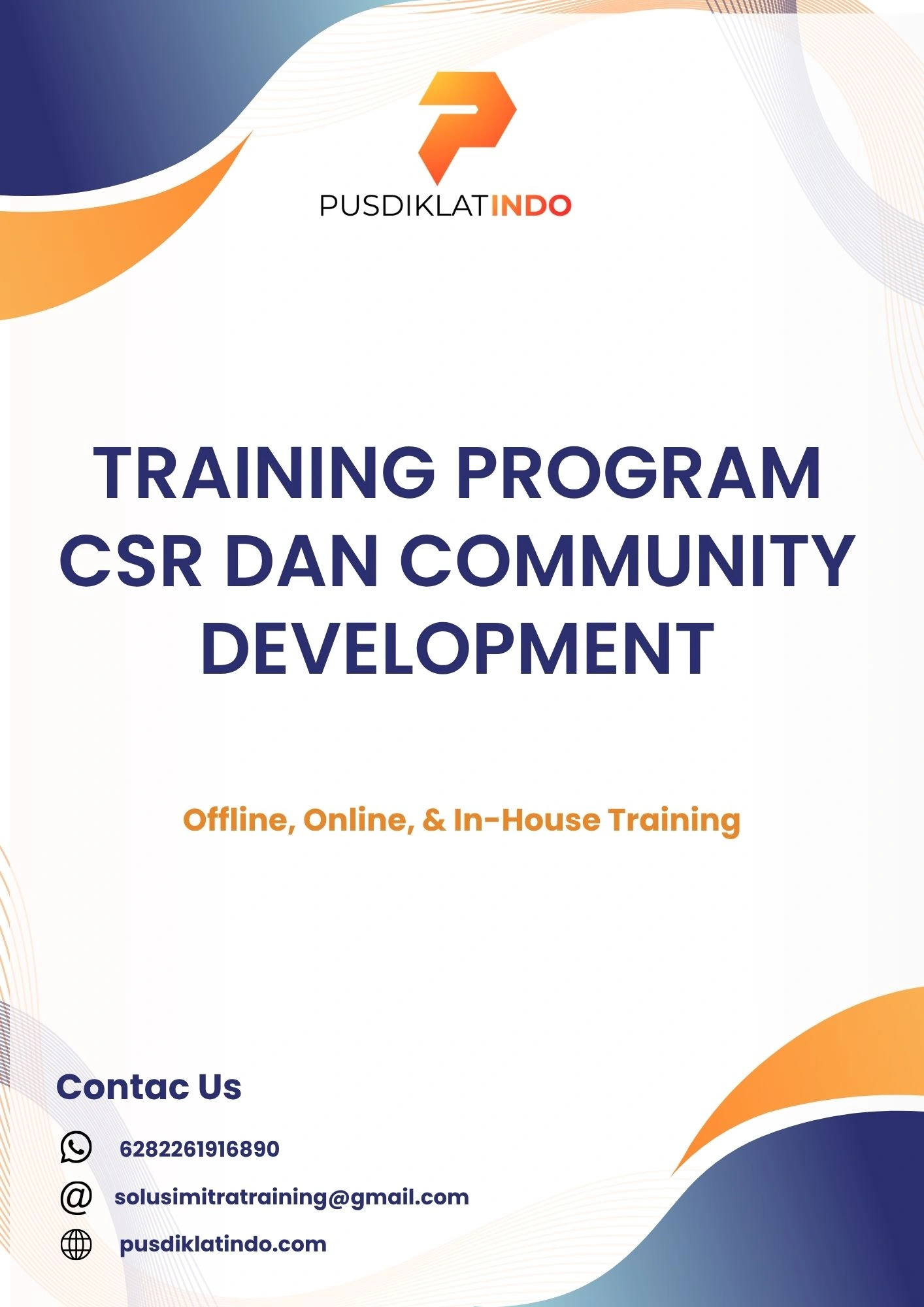 pelatihan PROGRAM CSR DAN COMMUNITY DEVELOPMENT di jogja