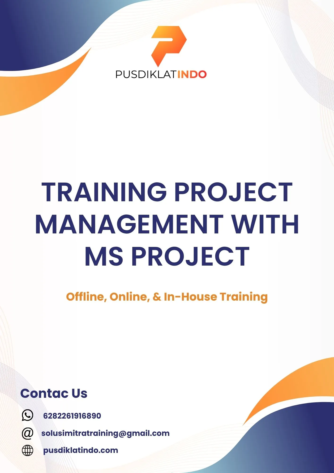 pelatihan PROJECT MANAGEMENT WITH MS PROJECT di jogja